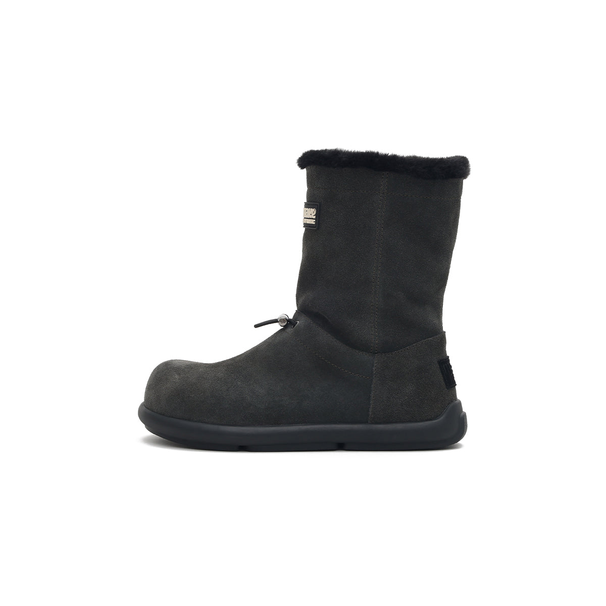 Warm Fleece-Lined Flat Snow Boots-5
