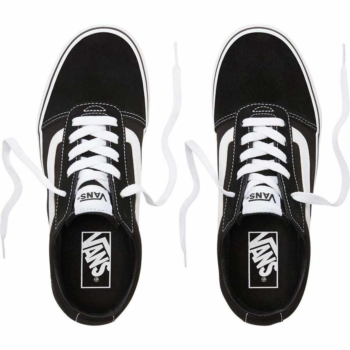 Women's casual trainers Vans WM Ward Platform Black-5