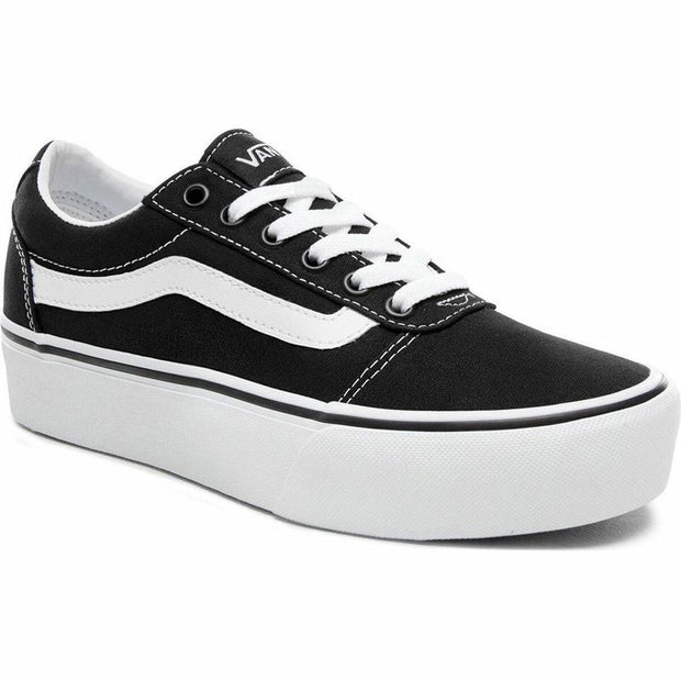 Women's casual trainers Vans WM Ward Platform Black-4