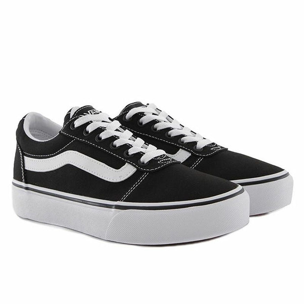 Women's casual trainers Vans WM Ward Platform Black-2