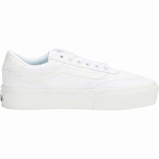 Sports Trainers for Women Vans Brooklyn Ls Platform Cnvs White-0