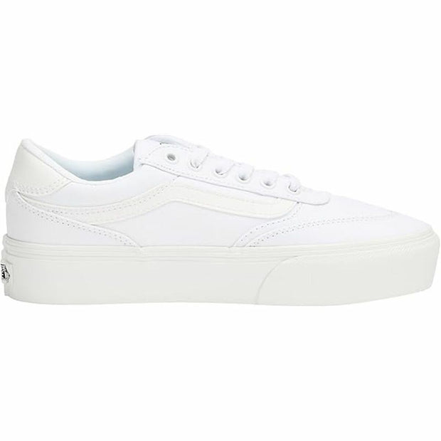 Sports Trainers for Women Vans Brooklyn Ls Platform Cnvs White-0