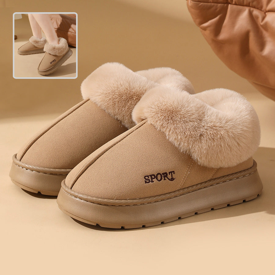 Plush Fur Shoes For Women