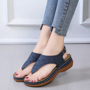 Sandalias de piel con hebilla lateral