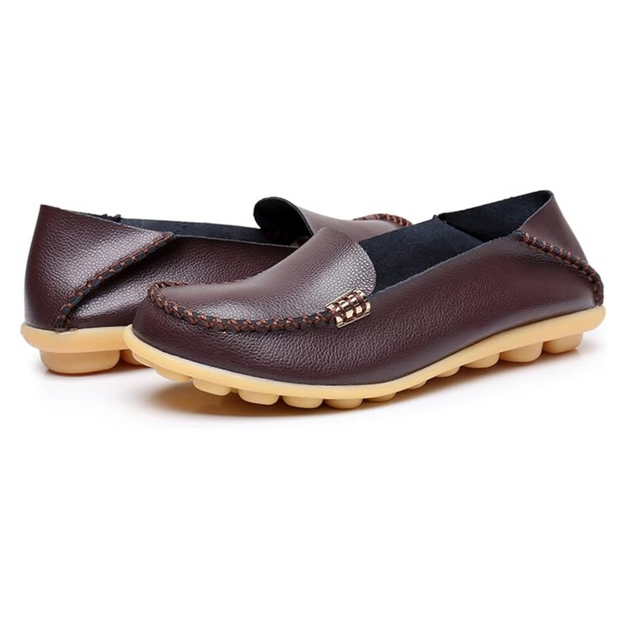 Mocasines de piel suave de primera calidad 