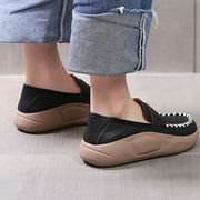 Cushioned Insole Leather Moccasins
