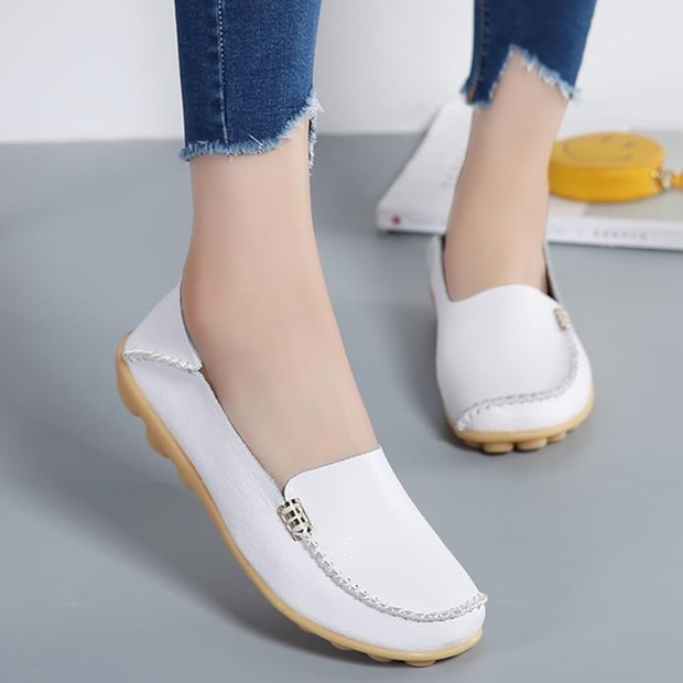 Mocasines de piel suave de primera calidad 