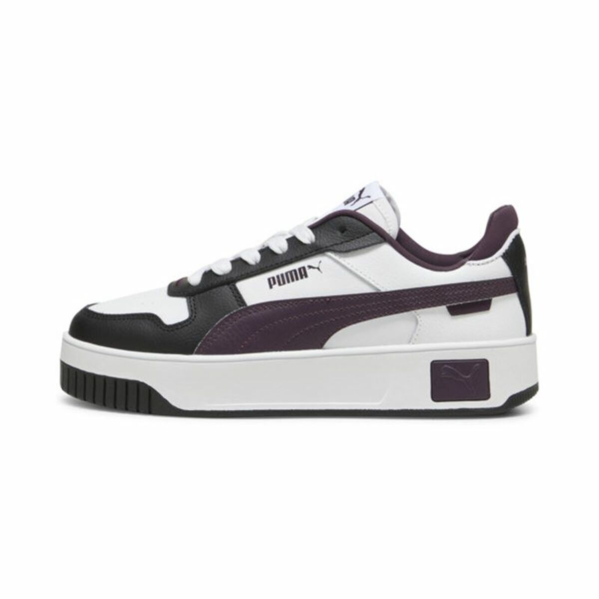 Women's casual trainers Puma Carina Street White Navy Blue-0