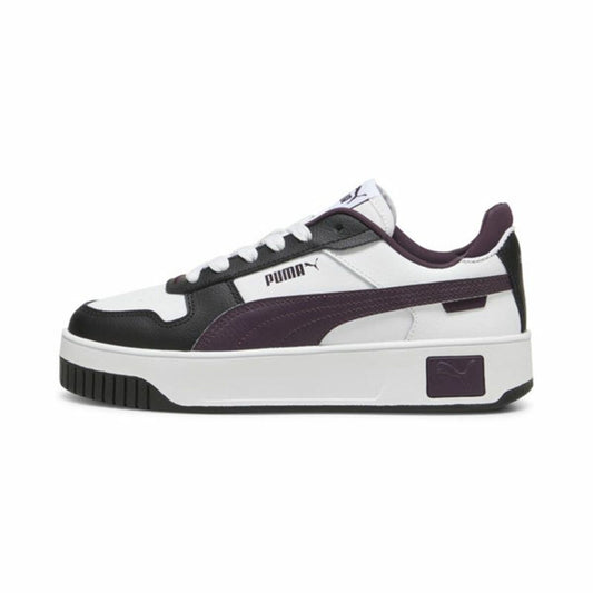 Women's casual trainers Puma Carina Street White Navy Blue-0