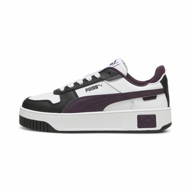 Women's casual trainers Puma Carina Street White Navy Blue-0