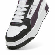 Women's casual trainers Puma Carina Street White Navy Blue-5