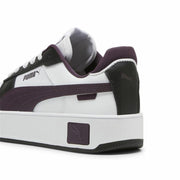 Women's casual trainers Puma Carina Street White Navy Blue-4