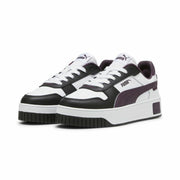 Women's casual trainers Puma Carina Street White Navy Blue-3