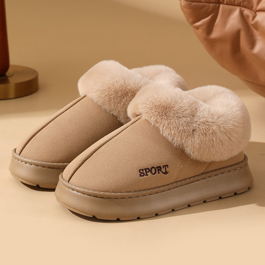 Plush Fur Shoes For Women