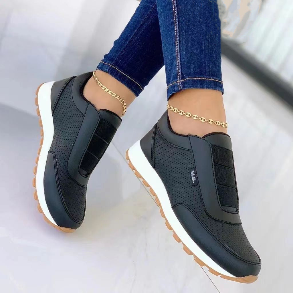 Zapatillas clásicas de cuero estilo casual