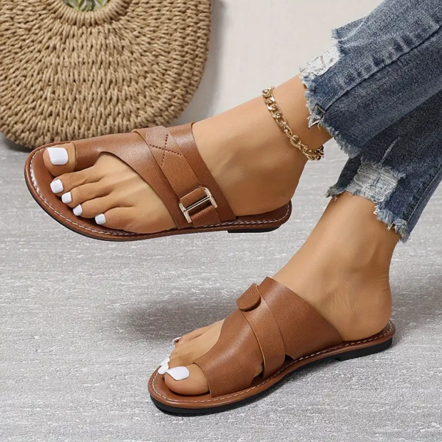 Sandalias de cuero cómodas