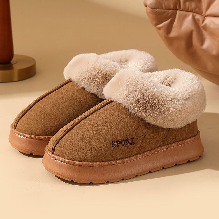 Plush Fur Shoes For Women