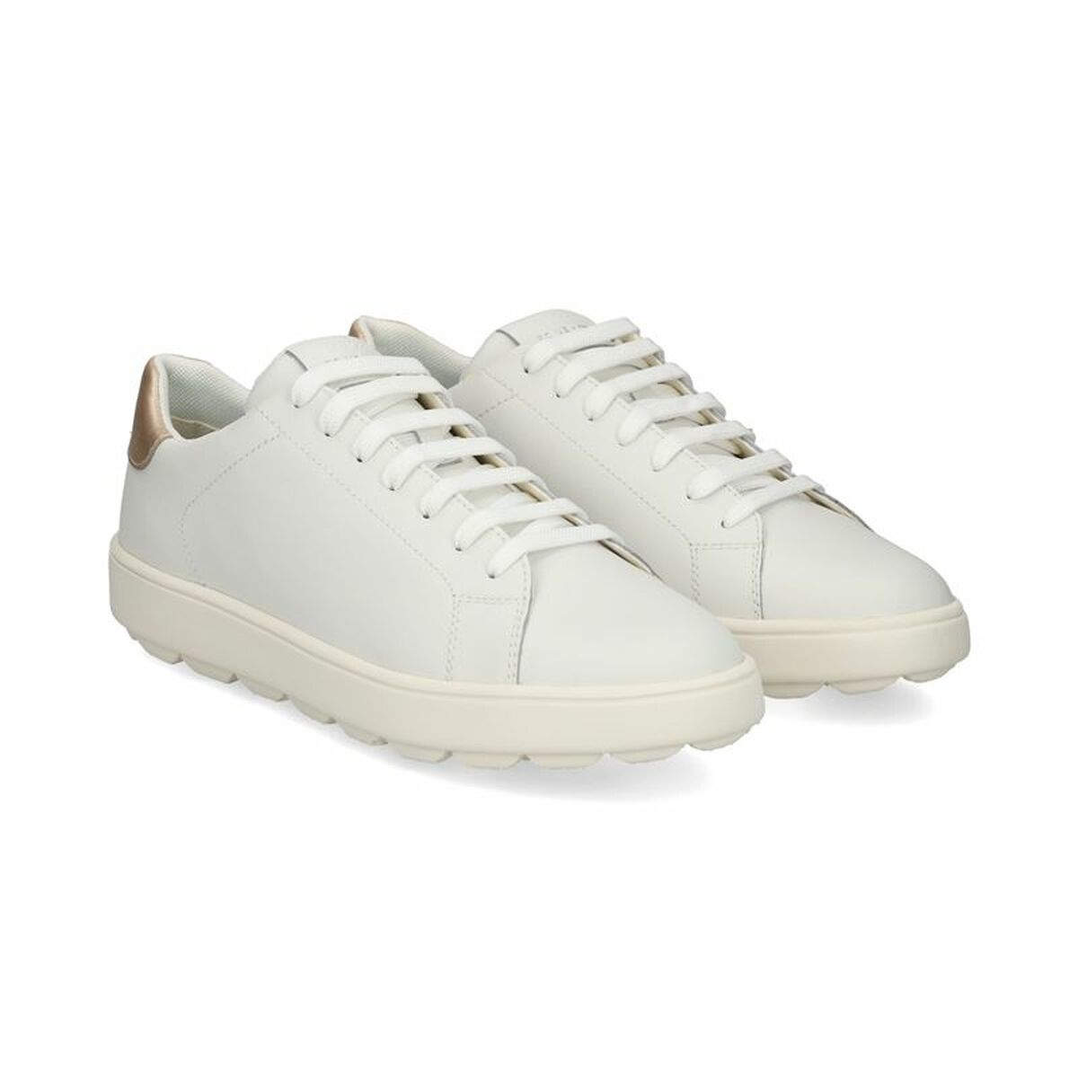 Women's casual trainers Geox Spherica Ecub-1 White-6