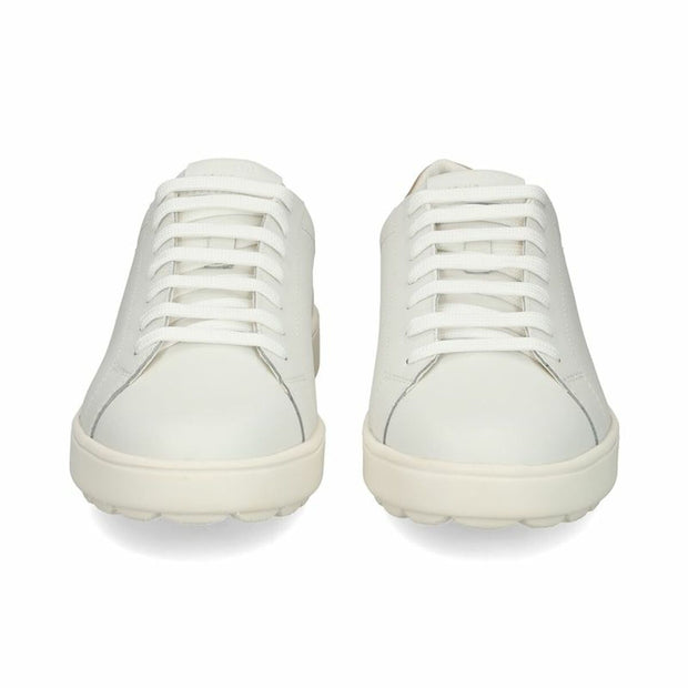 Women's casual trainers Geox Spherica Ecub-1 White-5