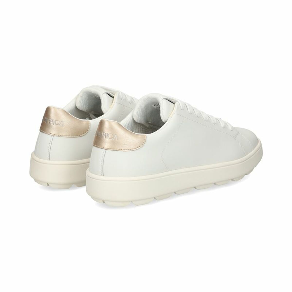 Women's casual trainers Geox Spherica Ecub-1 White-4