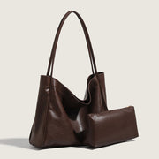 Bolso de hombro de cuero