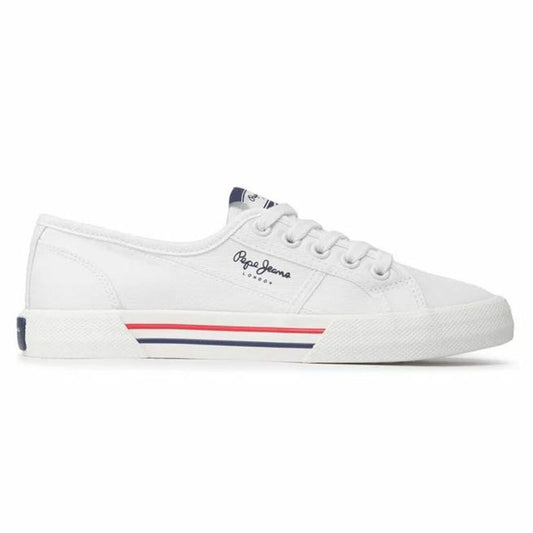 Sports Trainers for Women Pepe Jeans Brady Basic White-0