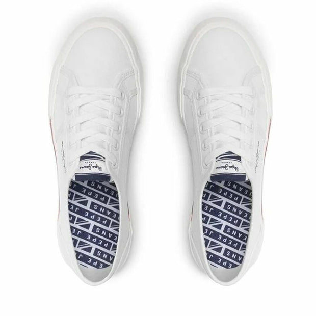 Sports Trainers for Women Pepe Jeans Brady Basic White-4