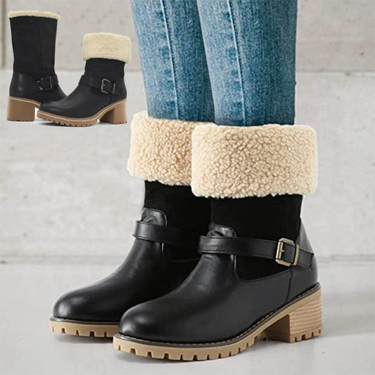 Winter Round Toe Boots For Women