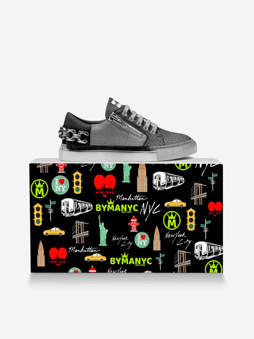 BYMANYC ® NYC Upper East Opulence: Timeless Vegan Luxury Sneakers-4