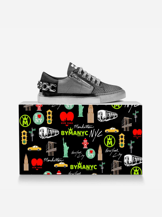 BYMANYC ® NYC Upper East Opulence: Timeless Vegan Luxury Sneakers-4