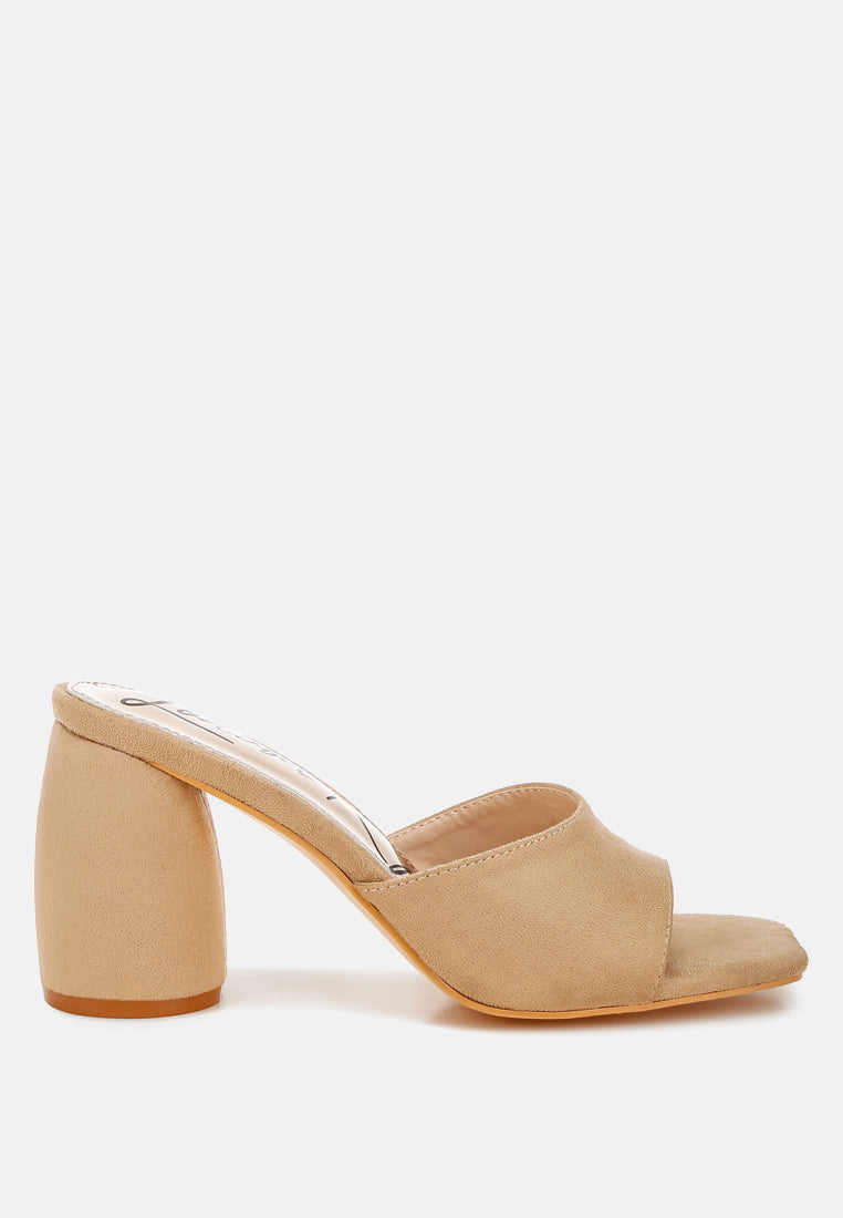 Bumblin Round Heel Micro Suede Sandals-5