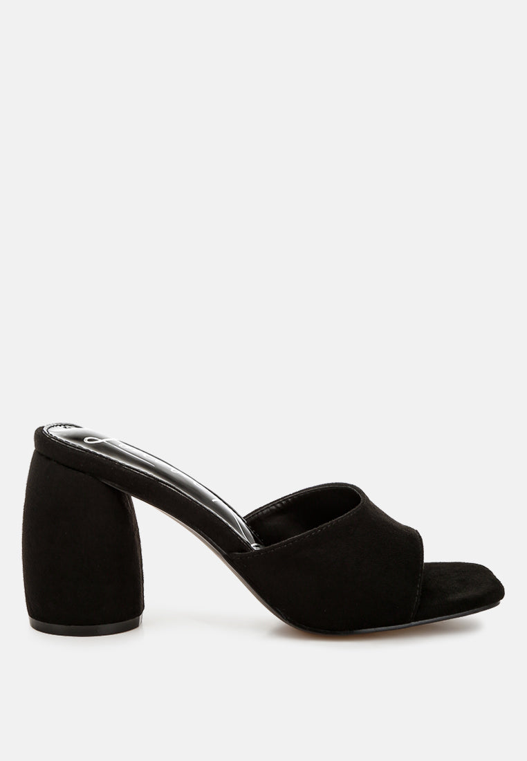 Bumblin Round Heel Micro Suede Sandals-6
