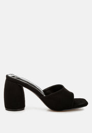 Bumblin Round Heel Micro Suede Sandals-6