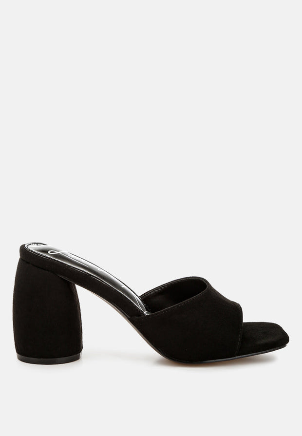 Bumblin Round Heel Micro Suede Sandals-6