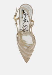 Daldra Kitten Heel Slingback Sandals-4