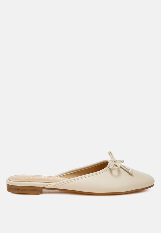 Eras Bow Slip-On Flat Mules-0