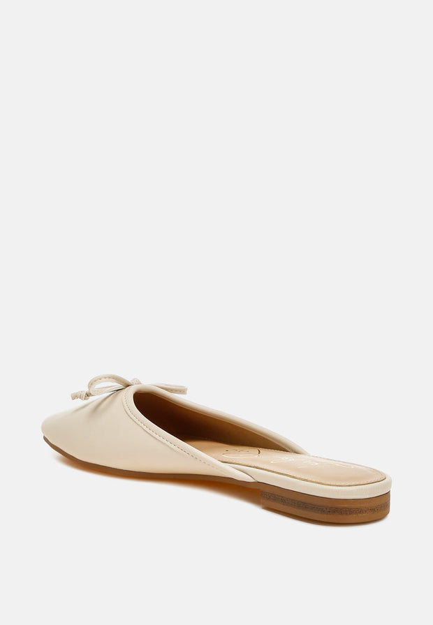 Eras Bow Slip-On Flat Mules-2