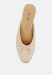 Eras Bow Slip-On Flat Mules-3