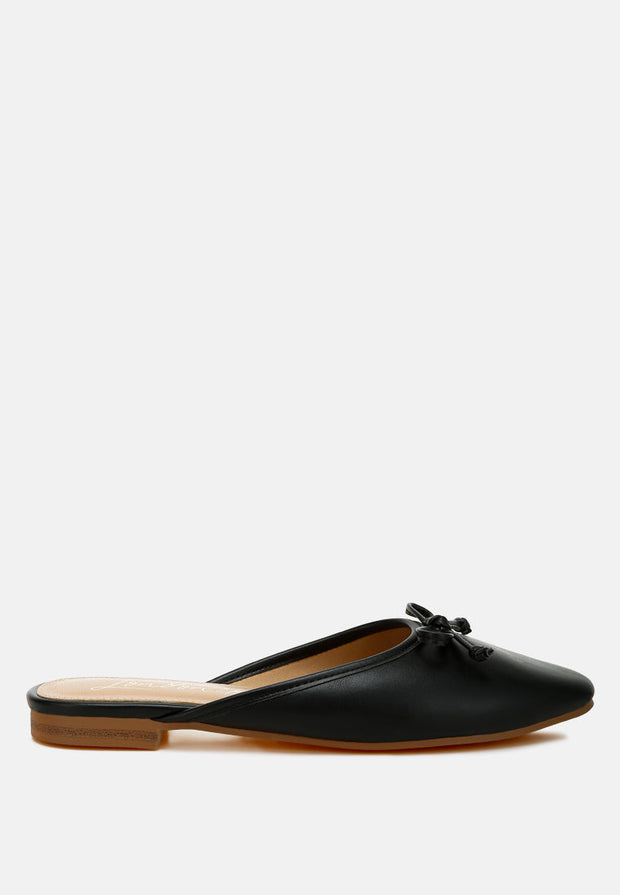 Eras Bow Slip-On Flat Mules-5