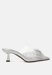 Freja Embellished Bow Kitten Heels-6