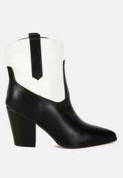 Gallops Two Tone Cowboy Boots-6