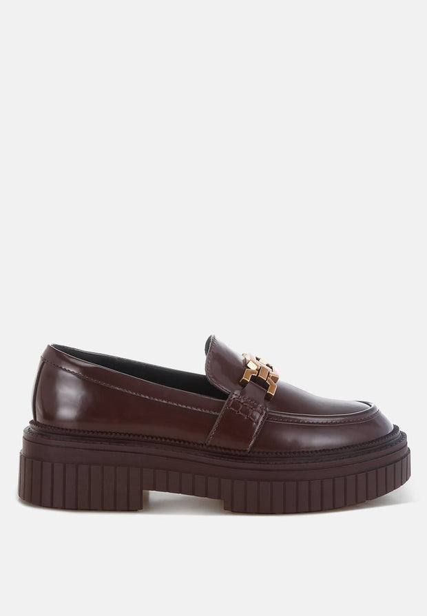 Grosbeak Horsebit Chunky Loafers-6