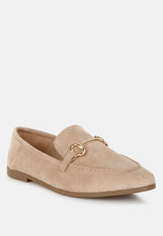 Kingsley Horsebit Embellished Loafers-1
