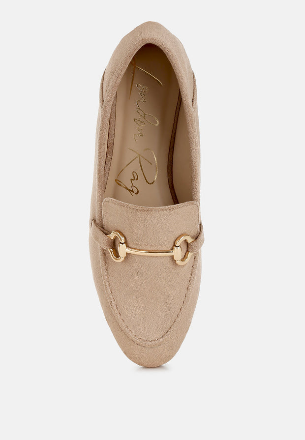 Kingsley Horsebit Embellished Loafers-3