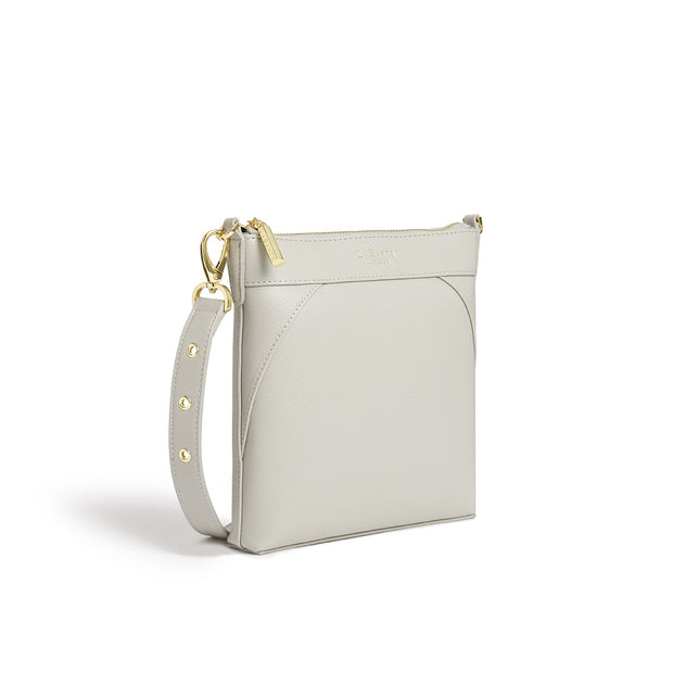 Raven Grey Vegan Crossbody Bag-1