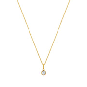 Circle of Life Gold plated sterling silver necklace-0