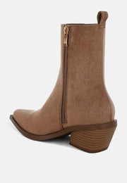 Lording High Ankle Microfiber Chelsea Boots-3