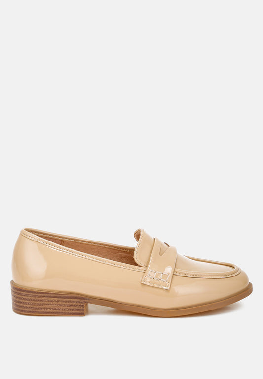 Mogul Penny Strap Detail Loafers-0