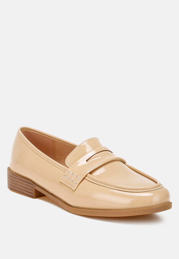 Mogul Penny Strap Detail Loafers-1