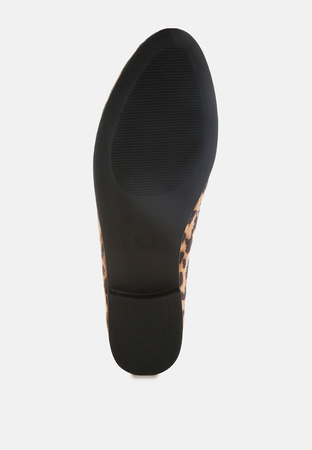 Noltas Horsebit Embellished Flat Loafers-4